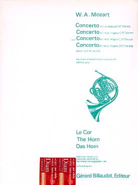 Illustration de Concerto N° 3 K 447 en mi b M, réd. piano - éd. Billaudot