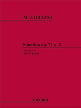 Illustration giuliani sonatine op. 71 n° 3