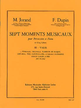 Illustration jorand/dupin 7 moments musicaux vol. 3