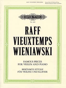 Illustration wieniawski/raff/... legende - cavatine..