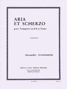 Illustration de Aria et scherzo