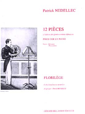 Illustration de 12 pièces à l'adresse des jeunes  cornistes   