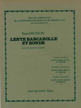 Illustration de Lente barcarolle et ronde    