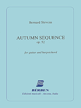 Illustration stevens autumn sequence op. 52 guit/cemb
