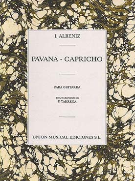 Illustration albeniz pavane capricho (tr. tarrega)