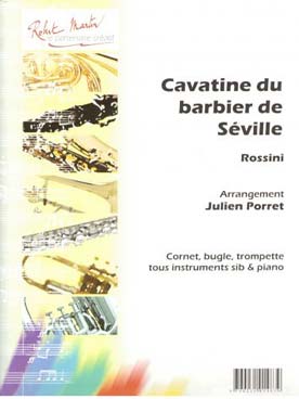 Illustration de CAVATINE DU BARBIER DE SEVILLE (collection Mélodies sélection)   