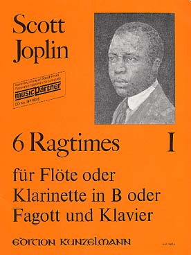Illustration de 6 Ragtimes pour clarinette ou flûte - Vol. 1