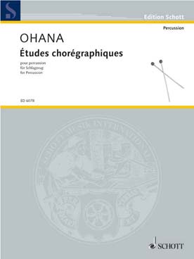 Illustration ohana etudes choregraphiques (4 perc.)