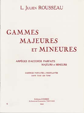 Illustration de Gammes majeures et mineures, arpèges, cadences