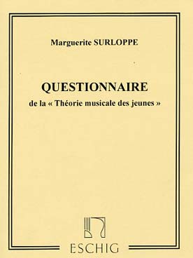 Illustration de La Théorie musicale des jeunes, questionnaire