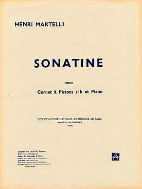 Illustration de Sonatine (cornet)