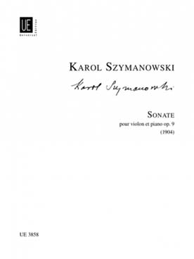 Illustration szymanowski sonate op. 9