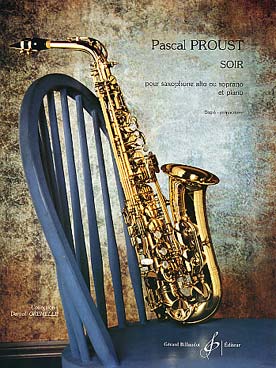 Illustration proust soir (saxophone alto ou soprano)