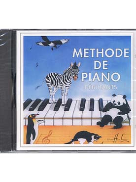 Illustration de Méthode de piano débutants (1re et 2e années réunies en un seul volume) - CD