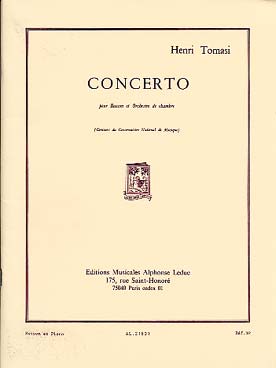 Illustration tomasi concerto pour basson