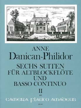 Illustration de 2e Livre de pièces pour flûte à bec alto et basse continue - Vol. 2 : Suites 4 à 6