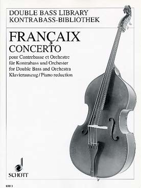 Illustration francaix concerto pour contrebasse