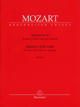 Illustration mozart quatuor k 493 en mi b maj