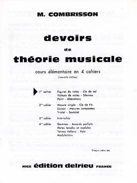 Illustration de Devoirs de théorie musicale - Vol. 1