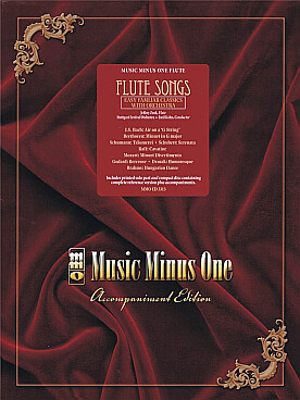 Illustration de Flûte songs, selected of flute favorite (CD + partie de flûte)