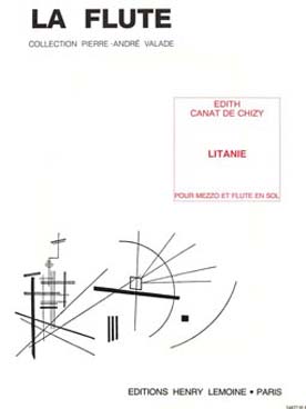 Illustration canat de chizy litanie pour mezzo/flute
