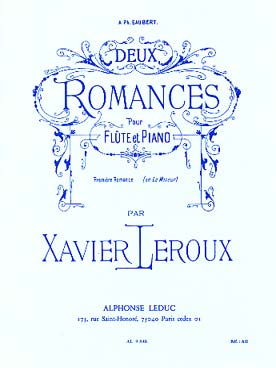 Illustration de Deux romances :  - Romance N° 1 en la m