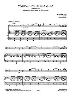 Illustration de Variations sur une seule corde  (Tortelier)