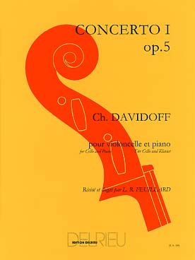 Illustration davidoff concerto n° 1 op. 5 en si min