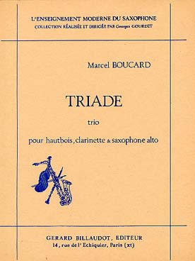 Illustration de Triade pour hautbois, clarinette et saxophone alto