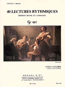 Illustration de 40 Lectures rythmiques  2e cycle Moyen