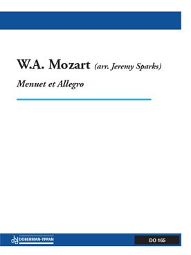 Illustration mozart menuet et allegro