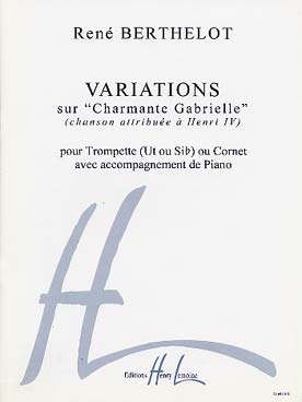 Illustration de Variations sur la charmante Gabrielle