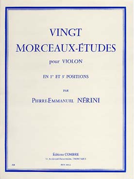 Illustration de 20 Morceaux études (1re et 3e positions)