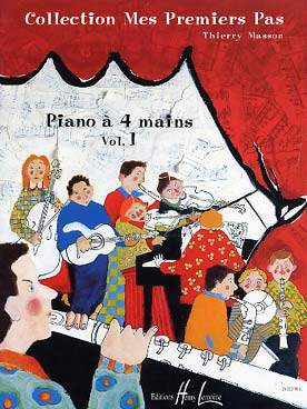 Illustration de Mes premiers pas, pièces très faciles pour jeunes pianistes - Vol. 1