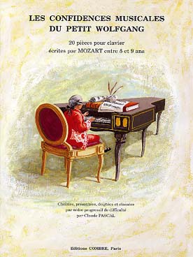 Illustration de Les Confidences musicales du petit Wolfgang, 20 pièces écrites par Mozart entre 5 et 9 ans (choix Claude Pascal)