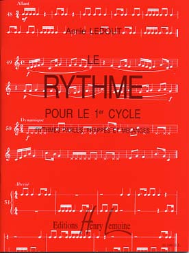 Illustration de Le Rythme pour le 1er cycle : rythmes parlés, frappés et mélangés