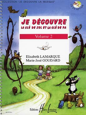 Illustration de Je découvre la clé de sol & la clé de fa - Vol. 2 livre de l'élève