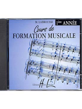 Illustration de Cours de formation musicale : lecture de notes et de rythmes, dictées, chant, exercices pratiques et théoriques - CD du Vol. 1