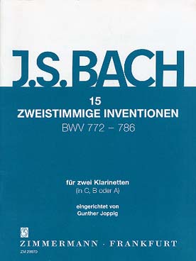 Illustration bach js inventions (15) 2 vx bwv 772-786