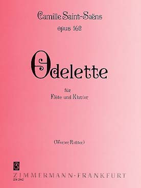 Illustration saint-saens odelette op. 162