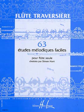 Illustration etudes (63) melodiques & faciles (hunt)