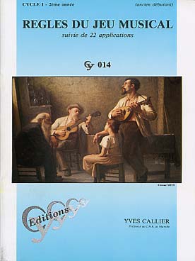 Illustration de Règles du jeu musical suivies d'une vingtaine d'applications - Cycle 1 - 2e année (débutant)