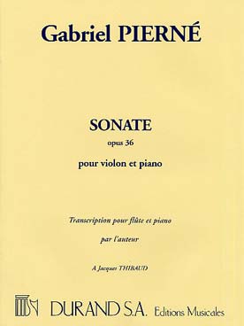 Illustration de Sonate op 36 pour violon et piano, tr. flûte et piano par l'auteur