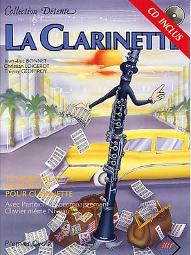 Illustration clarinette (la) detente + cd