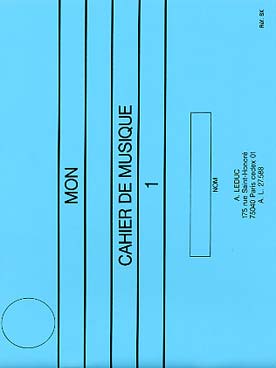 Illustration i.f.m.    cahier de musique 1