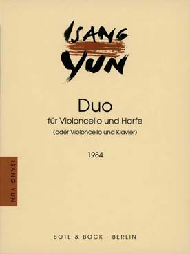 Illustration yun duo pour violoncelle et harpe