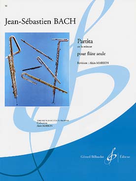 Illustration de Partita BWV 1013 en la m - éd. Billaudot