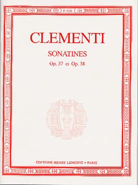 Illustration clementi sonatines op. 37 et 38