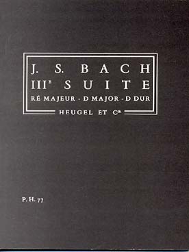 Illustration de Suite N° 3 BWV 1068 en ré M