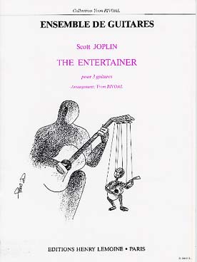 Illustration joplin the entertainer (tr. 3 guitares)